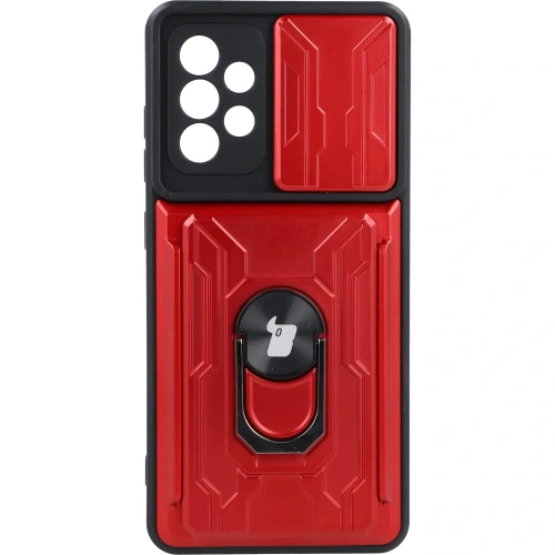 Buy Bizon Case Camshield Card Slot Ring Samsung Galaxy A52s 5G A52 4G/5G red - BIZ7482 - {ean13} - Home Screen Store Europe