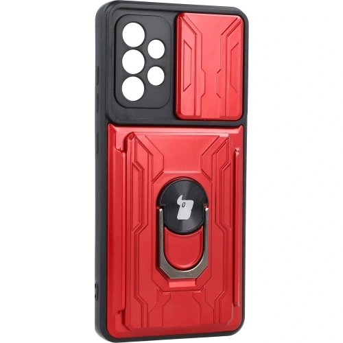 Buy Bizon Case Camshield Card Slot Ring Samsung Galaxy A52s 5G A52 4G/5G red - BIZ7482 - {ean13} - Home Screen Store Europe