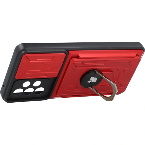 Kup Bizon Case Camshield Kartensteckplatz Ring Samsung Galaxy A52s 5G A52 4G/5G rot - BIZ7482 - {ean13} - Sklep Home Screen