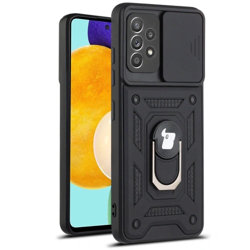 Kup Bizon Case CamShield Ring Samsung Galaxy A52s 5G A52 4G/5G fekete - BIZ7484 - {ean13} - Sklep Home Screen