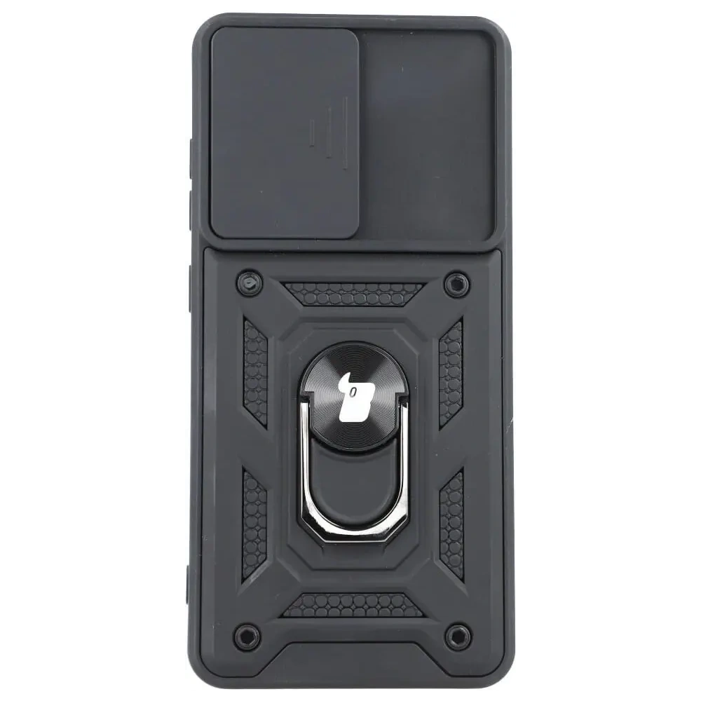 Etui Bizon Case CamShield Ring do Samsung Galaxy A52s 5G A52 4G/5G czarne
