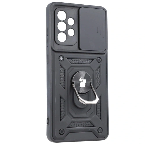 Kup Bizon Case CamShield Ring Samsung Galaxy A52s 5G A52 4G/5G fekete - BIZ7484 - {ean13} - Sklep Home Screen
