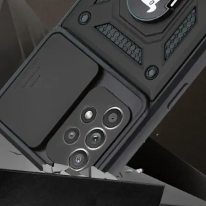 Kup Bizon Case CamShield Ring Samsung Galaxy A52s 5G A52 4G/5G negru - BIZ7484 - {ean13} - Sklep Home Screen