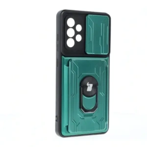 Buy Bizon Case Camshield Card Slot Ring Samsung Galaxy A52s 5G A52 4G/5G light green - BIZ7486 - {ean13} - Home Screen Store Europe