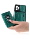 Kup Bizon Case Camshield Card Slot Ring Samsung Galaxy A52s 5G A52 4G/5G verde deschis - BIZ7486 - {ean13} - Sklep Home Screen