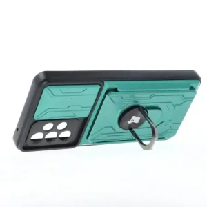 Buy Bizon Case Camshield Card Slot Ring Samsung Galaxy A52s 5G A52 4G/5G light green - BIZ7486 - {ean13} - Home Screen Store Europe