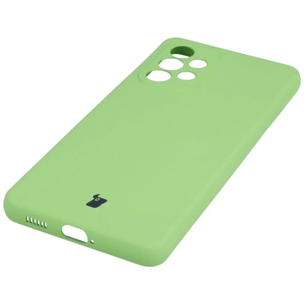 Etui Bizon Case Silicone do Samsung Galaxy A53 5G jasnozielone