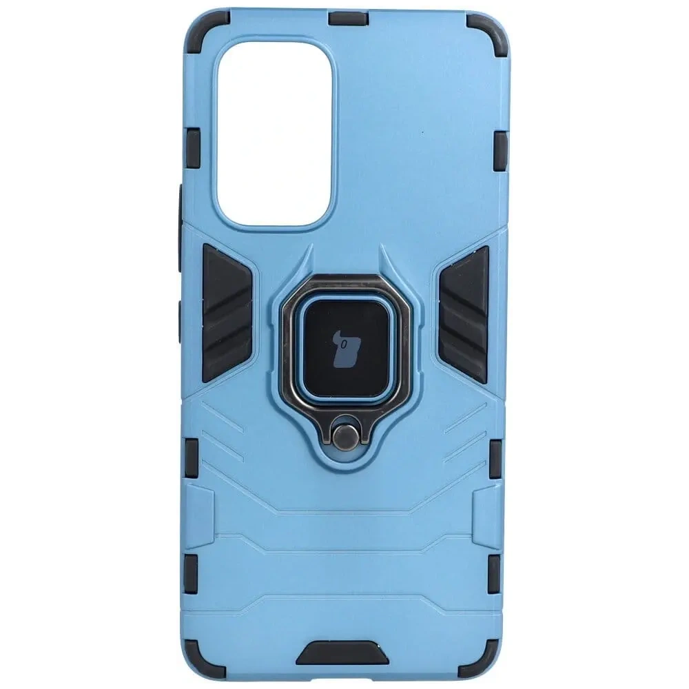 Etui Bizon Case Armor Ring do Samsung Galaxy A53 5G niebieskie