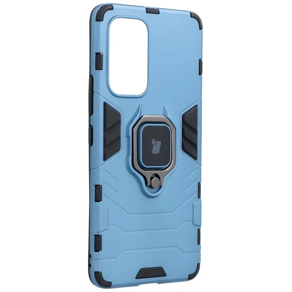 Etui Bizon Case Armor Ring do Samsung Galaxy A53 5G niebieskie