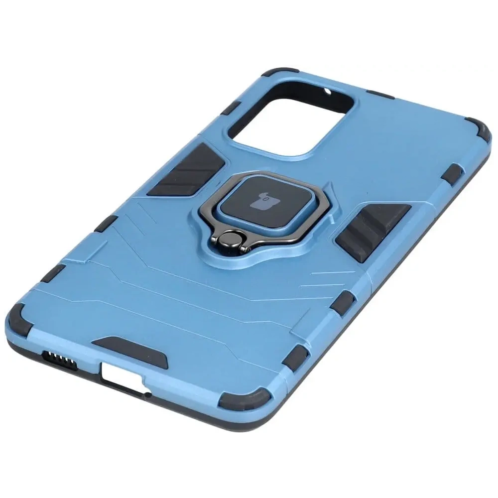 Etui Bizon Case Armor Ring do Samsung Galaxy A53 5G niebieskie