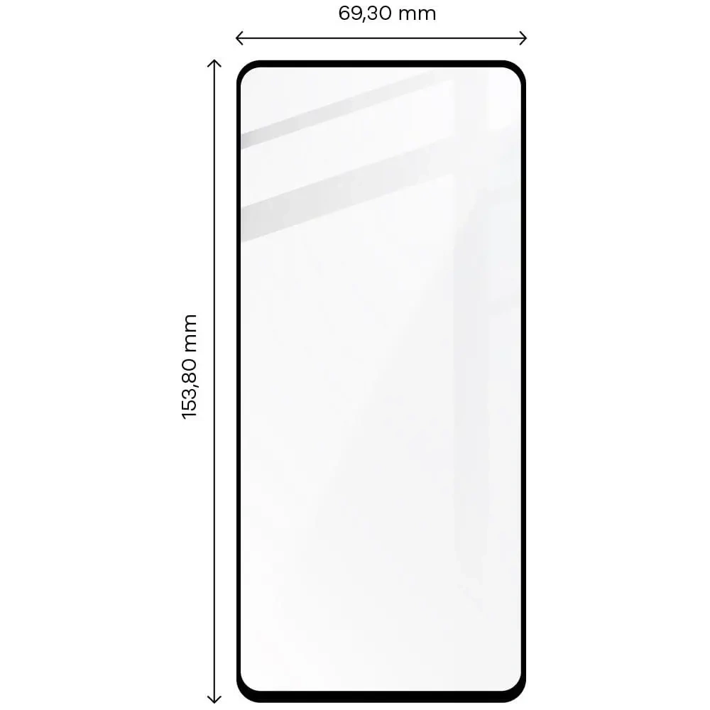 Szkło hartowane Bizon Glass Edge do Samsung Galaxy A53 5G czarne