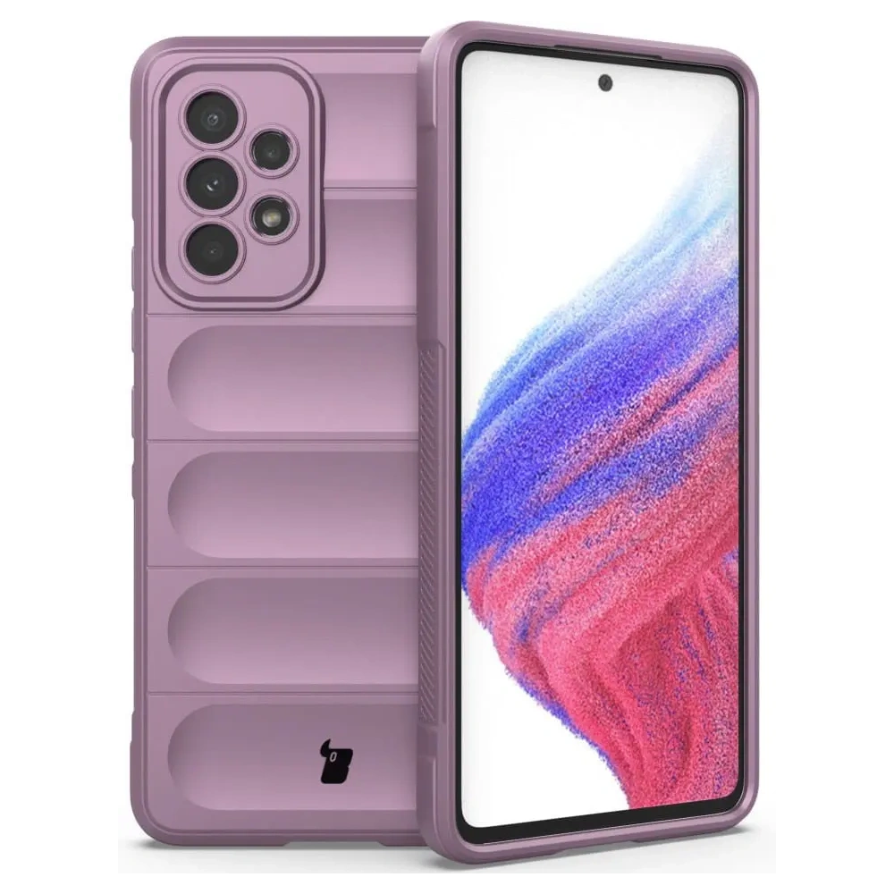 Pancerne etui Bizon Case Tur do Samsung Galaxy A53 5G jasnofioletowe
