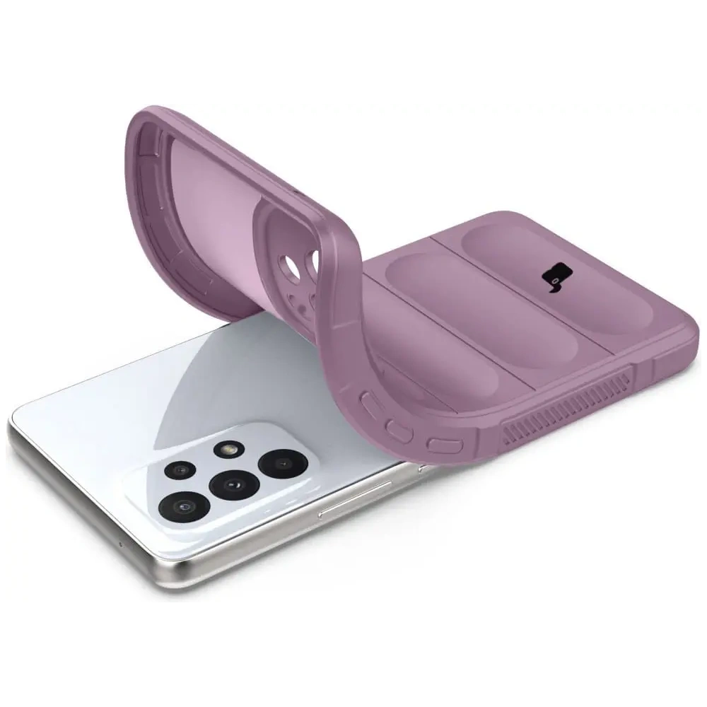 Pancerne etui Bizon Case Tur do Samsung Galaxy A53 5G jasnofioletowe