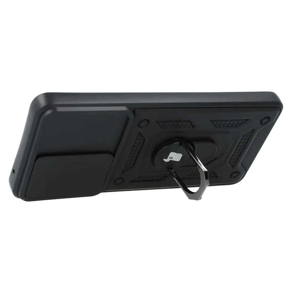 Etui + 2x szkło na ekran Bizon Case Camshield Pack do Samsung Galaxy A53 5G czarne