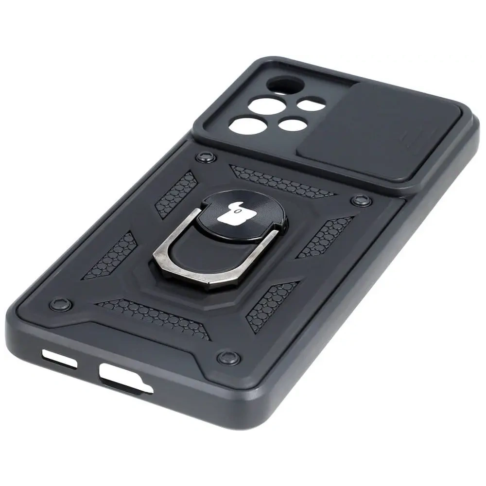 Etui + 2x szkło na ekran Bizon Case Camshield Pack do Samsung Galaxy A53 5G czarne