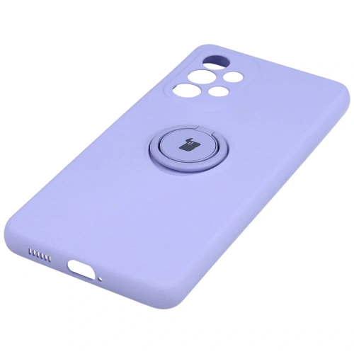 Kup Etui Bizon Case Silicone Ring do Galaxy A53 5G, jasnofioletowe - BIZ7495 - {ean13} - Sklep Home Screen