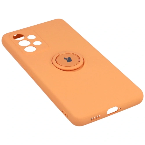 Kup Etui Bizon Case Silicone Ring do Galaxy A53 5G, pomarańczowe - BIZ7496 - {ean13} - Sklep Home Screen