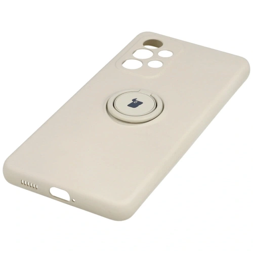 Buy Bizon Case Silicone Ring Samsung Galaxy A53 5G beige - BIZ7497 - {ean13} - Home Screen Store Europe