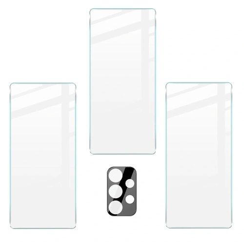 Buy Bizon Glass Clear tempered glass - 3 pcs. + lens glass Samsung Galaxy A53 - BIZ1141 - {ean13} - Home Screen Store Europe