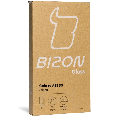 Buy Bizon Glass Clear tempered glass - 3 pcs. + lens glass Samsung Galaxy A53 - BIZ1141 - {ean13} - Home Screen Store Europe