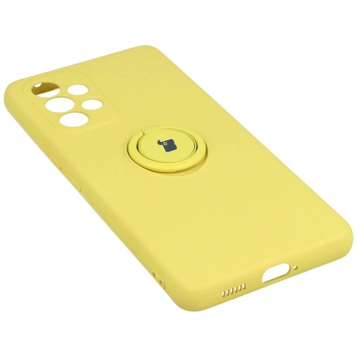 Kup Etui Bizon Case Silicone Ring do Galaxy A53 5G, żółte - BIZ7498 - {ean13} - Sklep Home Screen