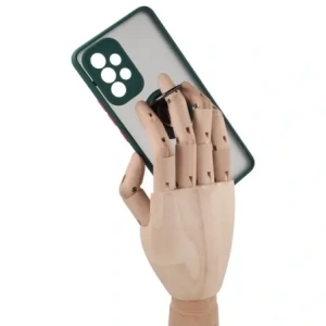 Bizon Case Hybrid Ring Samsung Galaxy A53 5G füstös sötétzöld kerettel