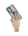 Buy Bizon Case Hybrid Ring Samsung Galaxy A53 5G smoky with a dark green frame - BIZ7499 - {ean13} - Home Screen Store Europe