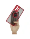 Bizon Case Hybrid Ring Samsung Galaxy A53 5G smoky with a red frame