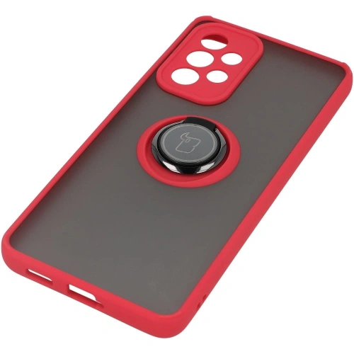 Kup Bizon Case Hybrid Ring Samsung Galaxy A53 5G füstös piros kerettel - BIZ7500 - {ean13} - Sklep Home Screen