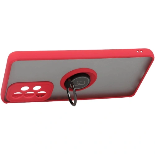 Kup Bizon Case Hybrid Ring Samsung Galaxy A53 5G füstös piros kerettel - BIZ7500 - {ean13} - Sklep Home Screen