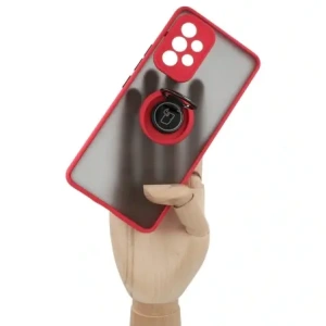 Buy Bizon Case Hybrid Ring Samsung Galaxy A53 5G smoky with a red frame - BIZ7500 - {ean13} - Home Screen Store Europe