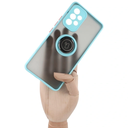 Kup Bizon Case Hybrid Ring Samsung Galaxy A53 5G füstös világoskék kerettel - BIZ7501 - {ean13} - Sklep Home Screen