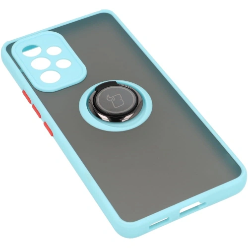 Buy Bizon Case Hybrid Ring Samsung Galaxy A53 5G smoky with a light blue frame - BIZ7501 - {ean13} - Home Screen Store Europe