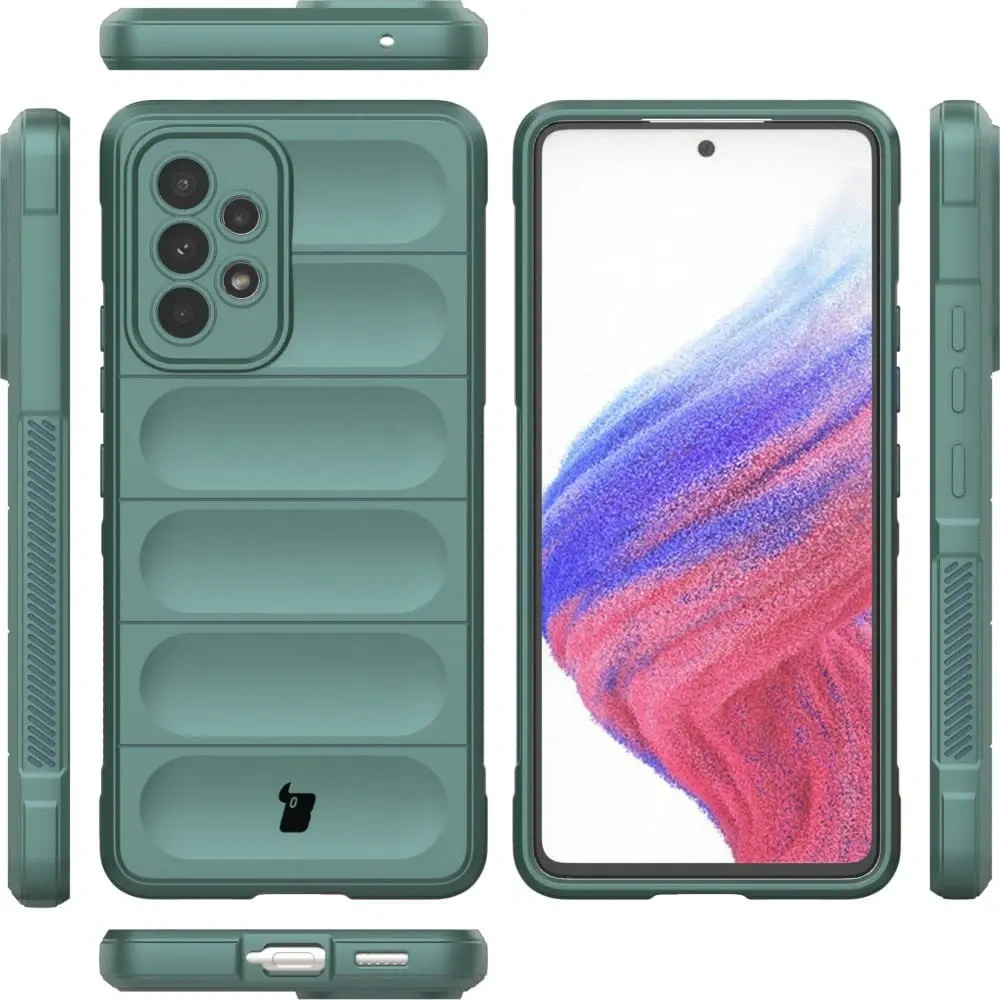 Pancerne etui Bizon Case Tur do Samsung Galaxy A53 5G ciemnozielone
