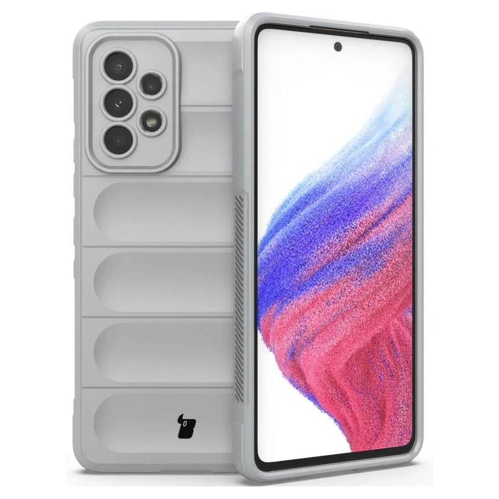 Pancerne etui Bizon Case Tur do Samsung Galaxy A53 5G jasnoszare