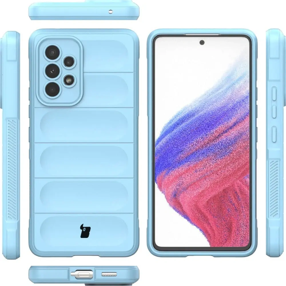 Pancerne etui Bizon Case Tur do Samsung Galaxy A53 5G jasnoniebieskie