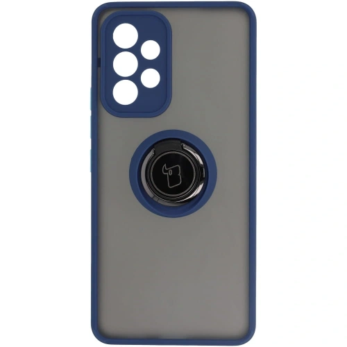 Buy Bizon Case Hybrid Ring Samsung Galaxy A53 5G smoky with a navy blue frame - BIZ1154 - {ean13} - Home Screen Store Europe