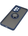 Buy Bizon Case Hybrid Ring Samsung Galaxy A53 5G smoky with a navy blue frame - BIZ1154 - {ean13} - Home Screen Store Europe