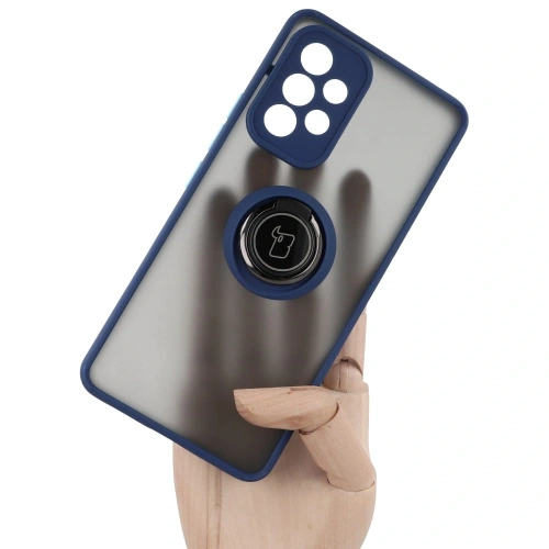 Kup Bizon Case Hybrid Ring Samsung Galaxy A53 5G füstös színben, sötétkék kerettel - BIZ1154 - {ean13} - Sklep Home Screen