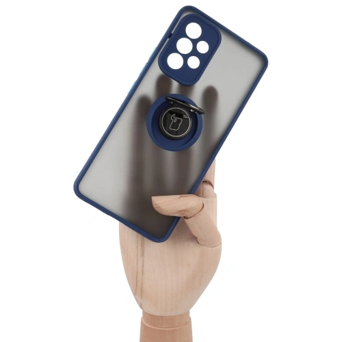 Kup Bizon Case Hybrid Ring Samsung Galaxy A53 5G füstös színben, sötétkék kerettel - BIZ1154 - {ean13} - Sklep Home Screen