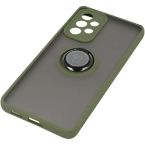 Buy Bizon Case Hybrid Ring Samsung Galaxy A53 5G smoky with a green frame - BIZ7506 - {ean13} - Home Screen Store Europe