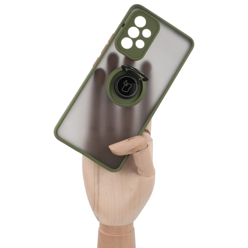 Kup Bizon Case Hybrid Ring Samsung Galaxy A53 5G füstös zöld kerettel - BIZ7506 - {ean13} - Sklep Home Screen