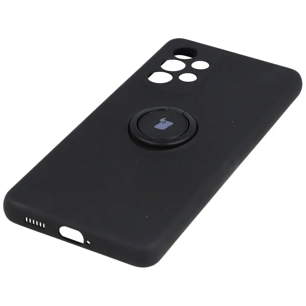 Etui Bizon Case Silicone Ring do Samsung Galaxy A53 5G czarne