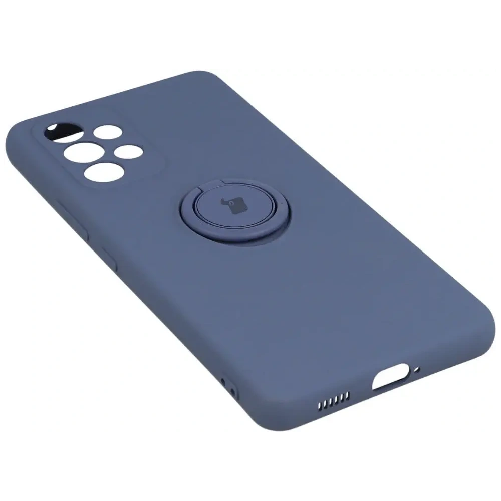 Etui Bizon Case Silicone Ring do Samsung Galaxy A53 5G szare
