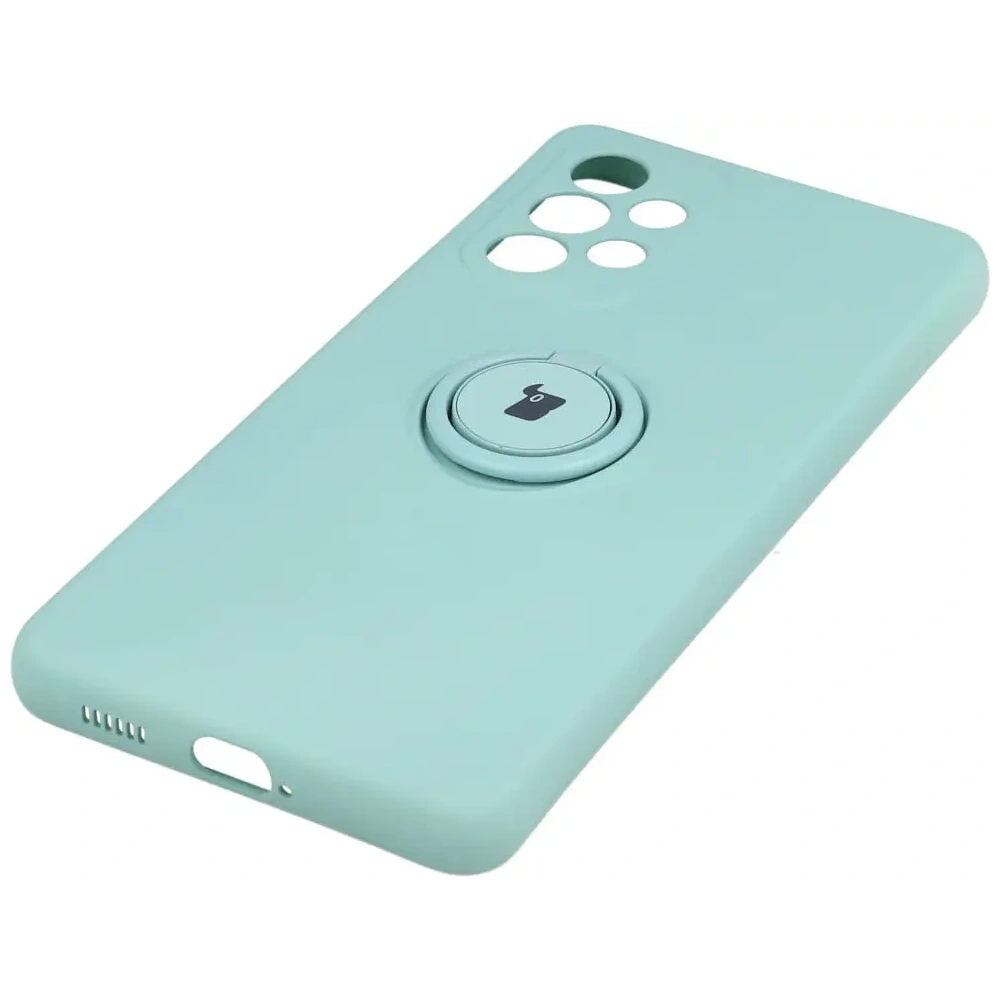 Etui Bizon Case Silicone Ring do Samsung Galaxy A53 5G turkusowe