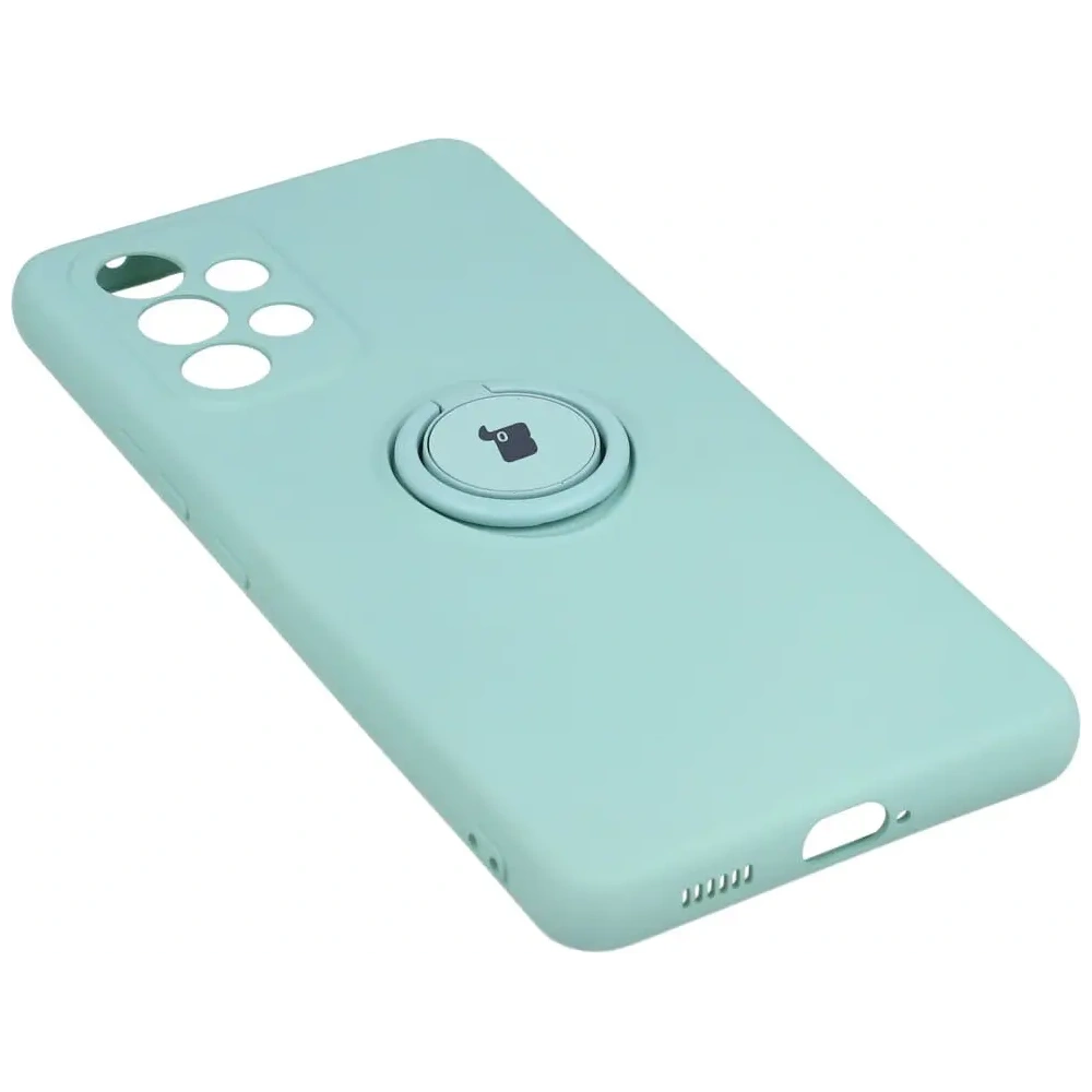 Etui Bizon Case Silicone Ring do Samsung Galaxy A53 5G turkusowe