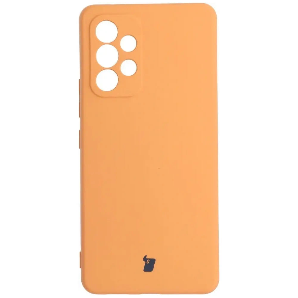 Etui Bizon Case Silicone do Samsung Galaxy A53 5G pomarańczowe