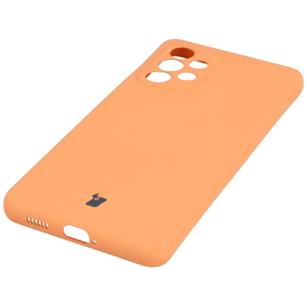 Etui Bizon Case Silicone do Samsung Galaxy A53 5G pomarańczowe