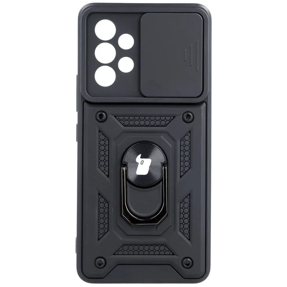 Etui Bizon Case CamShield Ring do Samsung Galaxy A53 5G czarne