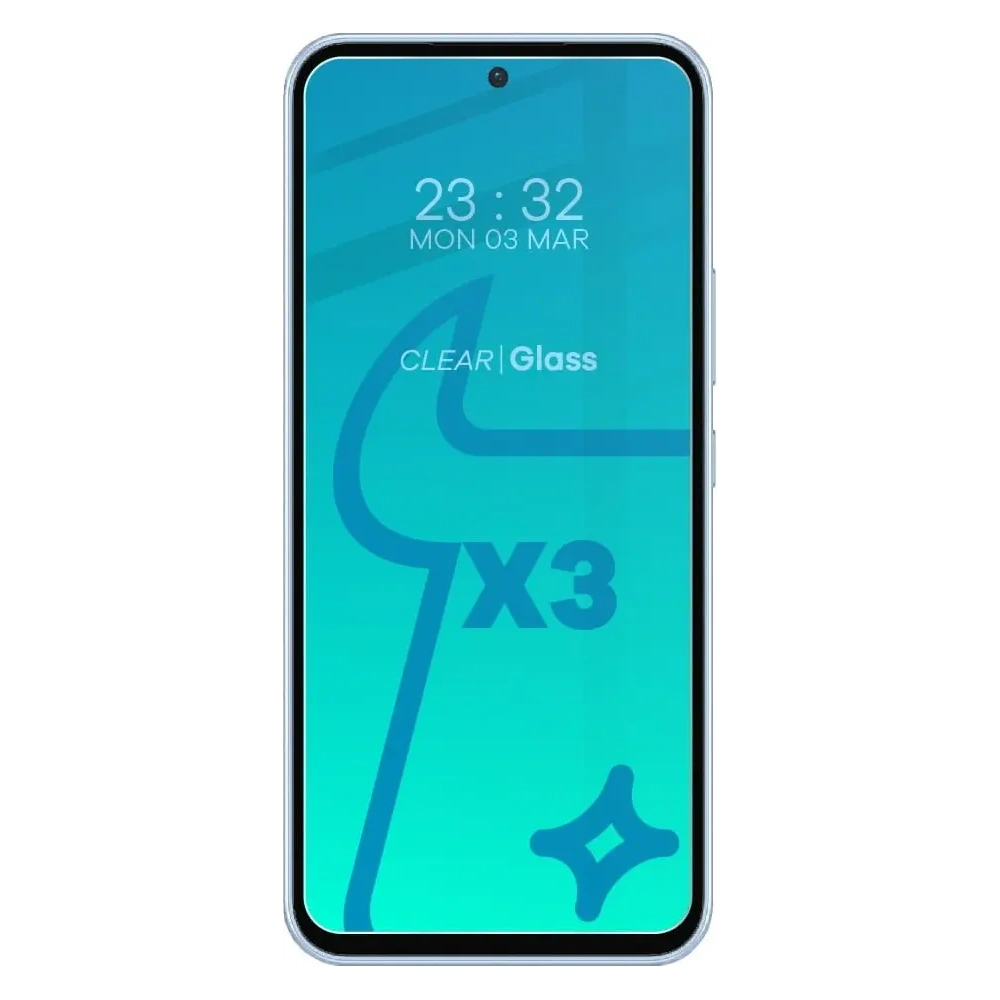 3x Szkło na ekran + szkło na aparat BIZON Clear 2 do Samsung Galaxy A54 5G